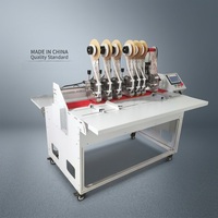 Distributeur de ruban semi-automatique pour la fabrication de boîtes rigides, machine électrique d'encollage de ruban pour affiches et boîtes en carton
