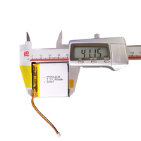 Batteries lithium-ion semi-solides rechargeables haute densité 3,7 V LiNiMnCoO2 750 mAh 800 mAh 850 mAh 900 mAh 504045 504040