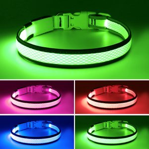 <span class=keywords><strong>Collar</strong></span> LED para Perro OKKPETS, <span class=keywords><strong>Collar</strong></span> Luminoso Recargable por USB, <span class=keywords><strong>Collar</strong></span> de Seguridad Ajustable, Cómodo y de Malla Suave - Product Image 3