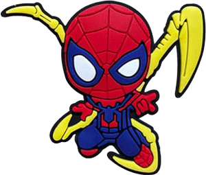 Personaje de la película de héroe personalizado zapato encantos diseño de <span class=keywords><strong>hombre</strong></span> araña PVC zapato encantos Decoración Para <span class=keywords><strong>zuecos</strong></span> vendedor a granel - Product Image 3