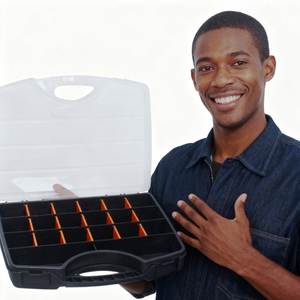 Kit organisateur de stockage en plastique de haute qualité pour forets petites pièces de plomberie boîtier personnalisable OEM - Product Image 4