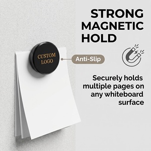 Agrafes magnétiques en plastique colorées avec logo personnalisé 20mm, 25mm, 31mm - 7 couleurs - pour tableau blanc, bureau, bricolage et cartes magnétiques - Product Image 4