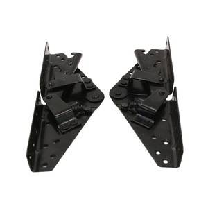 Bisagra Plegable Autonomy D001 Negra, 8 Agujeros por Hoja, para Mesa, Cama, Sofá, Accesorio de Ferretería - Product Image 4