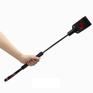 Látigo de Cuero con Mango de Madera para Juegos de Bondage, Entrenamiento Sexual para Parejas, Herramienta de Castigo y Sometimiento SM - Product Image 4