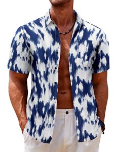 Camisa de Playa de Manga Corta de Secado Rápido con Estampado Floral Hawaiano, Estilo Casual para Hombre y Mujer, Talla XL, Nueva Colección Verano 2026 - Product Image 4