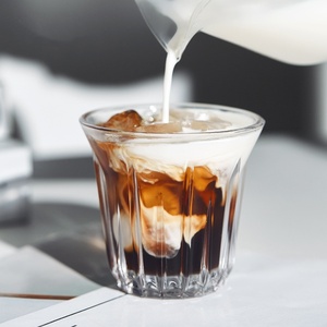 Kingze thẩm mỹ 90ml 160ml 200ml Espresso Iced Latte ly cà phê trà uống Glass drinkware cho cà phê cửa hàng - Product Image 3