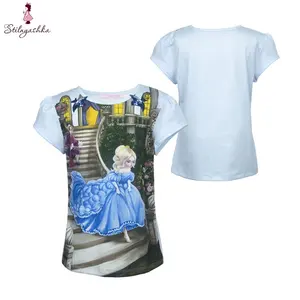 Stilnyashka 2036 1-83 moda kız t-shirt kızlar için üstleri çocuk giyim yaz özel çocuk giyim toptan