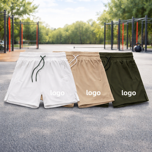 Pantalones Cortos Deportivos Casuales para Hombre con Logotipo OEM, Pantalones Cortos de Compresión con Logotipo Personalizado, Pantalones Cortos Deportivos de Secado Rápido para Hombre, Pantalones Cortos de Malla para Baloncesto - Product Image 3