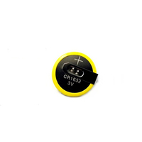 CR1616 CR1620 CR1625 CR1632 3V pile bouton au Lithium primaire avec 180 degrés 2 broches onglets de soudure