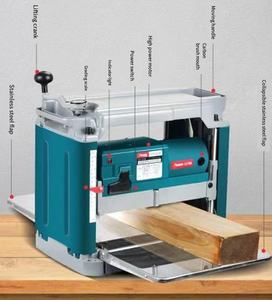 Raboteuse à bois manuelle portable pour le travail du bois, vente directe usine, machine de traitement des planches en bois - Product Image 4