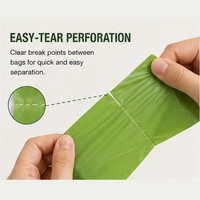 Bolsas Biodegradables Ecológicas para Excremento de Perro, 32x22cm, a Prueba de Fugas, de Poliéster con Aroma Floral, Control de Olores, Color y Logotipo Personalizables, para Exteriores