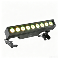 Barre de lumière LED sans fil pour extérieur, étanche IP65, alimentée par batterie 13200 mAh, 9x15W RGBWAUV, pour éclairage de scène