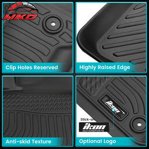 Tapis de sol toutes saisons pour Ram 1500 Crew Cab 2019-2024, revêtement en TPE 3D moulé, imperméable - Product Image 3