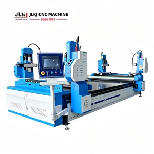 JLKJ Four Gun CNC Angle Iron Flange Automatic Welding Machine HVAC Duct Making Machine
