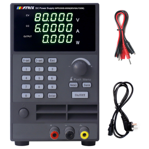 แหล่งจ่ายไฟแบบปรับค่าได้ช่องเดียว 80V 6A 150W ช่วงกว้าง พร้อมอินเทอร์เฟซ RS232/RS485/USB สำหรับใช้งานในอุตสาหกรรมแบบเคลื่อนที่ - Product Image 1
