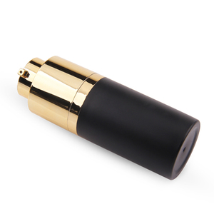 Tùy chỉnh Matt/Đen acrylic nhựa không có không khí bơm chai cho chăm sóc da huyết thanh <span class=keywords><strong>15ml</strong></span>/30ml/50ml năng lực Hot đóng dấu mỹ phẩm - Product Image 4