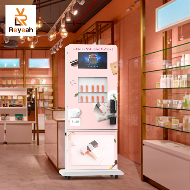 Cosmetics Vending Machine Automatic Mini Touch Screen Women Custom Beauty Makeup Lash Vending Machine With Card Reader