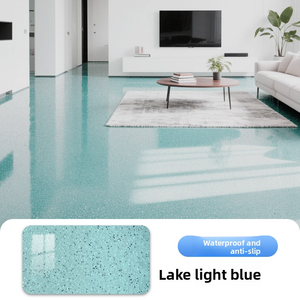 17-Farben Sand-Epoxidharz Flüssige Bodenbeschichtung Farbiger Quarz Laborstein-Beschichtung Pinsel Hochfeste 100% Volumen-Feststoffbeschichtung - Product Image 4