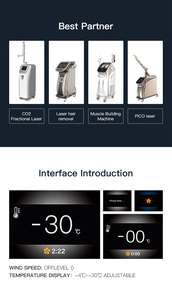 Mesin Pendingin Kulit <span class=keywords><strong>Cryo</strong></span> Air Harga Terjangkau Dengan Sistem Terapi <span class=keywords><strong>Cryo</strong></span> -30C untuk Perawatan Laser dan Perlindungan Kulit - Product Image 6