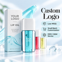 Huile à lèvres carrée RTS 4ml hydratante effet brillant waterproof 6 teintes faible MOQ 2 pièces vente en gros logo personnalisé