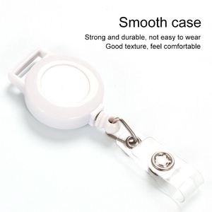 Porte-badge de couleur bonbon en gros pour cordon de 15 mm, longueur rétractable de 600 mm, en plastique ABS, pour bureau/école/usage promotionnel - Product Image 6