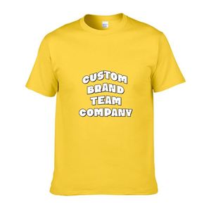 T-shirt 100 % coton haute densité, vêtement unisexe vierge personnalisable avec logo et image pour broderie et diverses méthodes d'impression - Product Image 1