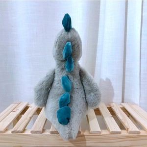 Fluffy Animal Plush Orange Fox Blue <strong>Dinosaur</strong> Grey Dino Stuffed Toy for <strong>Nursery</strong> - Product Image 6