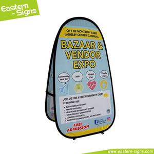 لافتة أفقية مفتوحة بشكل بيضاوي بتصميم احترافي للإعلانات الخارجية لافتة بإطار A لافتة رياضية للملاعب - Product Image 5