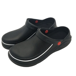 Chaussures <span class=keywords><strong>de</strong></span> travail antidérapantes pour hommes et femmes <span class=keywords><strong>cuisine</strong></span>/chef/jardin/infirmière chaussures noir sabots antidérapants S085 - Product Image 2