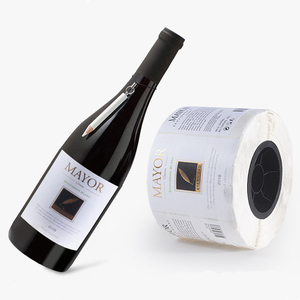 Wholesale Custom Self Adhesive Printing Private Brand PVC Vinyl Waterproof Roll Glass Bottle Sticker <strong>Label</strong> for <strong>Vodka</strong> Whisky Wine - Product Image 5