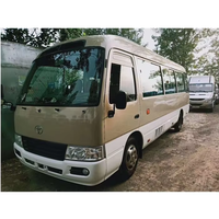 Mini-bus Toyota Coaster d'occasion 30 places, essence, importé du Japon, pour la vente aux entreprises de tourisme et de location