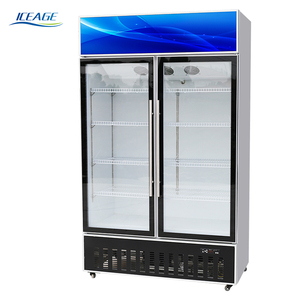 Lujoso soda frigo congelateur congeladora nevera cerveza bebida enfriador refrigerador conjeladores verticales 2 puertas pantalla enfriador - Product Image 6