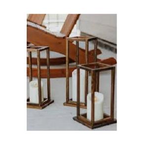 Latest Design Rustic Designer Wood Tea <b>Light</b> Candle Holder Antique Wedding Pillar Wood Candle Stand Handicraft Table Decor - Product Image 5