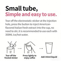 Concentré de café liquide premium à base d'extrait frais, pour une sensation de fraîcheur et de bien-être, disponible en différentes saveurs, café instantané fraîchement torréfié de type intense.