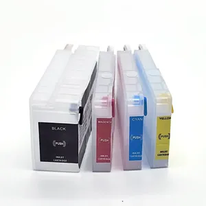 <span class=keywords><strong>Cartouche</strong></span> d'<span class=keywords><strong>encre</strong></span> de recharge HP711 HP711XL avec puce de réinitialisation automatique, pour imprimantes HP DesignJet T120 T125 T130 T520 T525 T530, 4 pièces/ensemble - Product Image 1