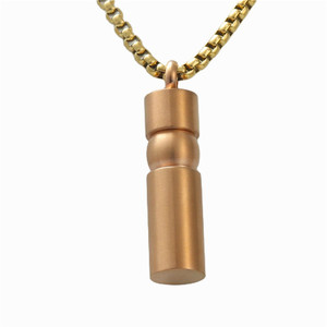 <b>Titanium</b> Steel Perfume Bottle Pendant 3.0x60cm Stainless Steel Themed Pendant For Men Gift Jewelry - Product Image 5
