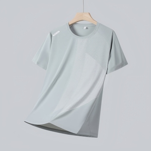 T-shirt de sport en polyester élastique anti-plis 300 grammes, impression 3D personnalisée 2026 - Product Image 4