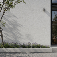 Peinture acrylique liquide en gros pour revêtement minéral naturel, peinture artistique pour pierre colorée avec pinceau pour la décoration de villas et de maisons