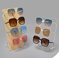 Usine Offre Spéciale personnalisé acrylique soleil verre présentoir support de verre d'affichage