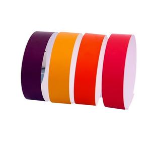 Bracelets en papier imprimés jetables pour événements, fêtes, parcs d'attractions, imperméables, résistants aux déchirures, couleur fluorescente, respectueux de l'environnement - Product Image 6