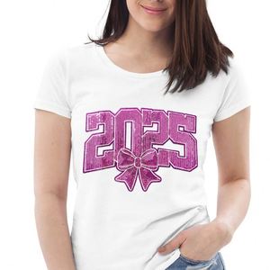 Patch thermocollant brodé de sequins, motif 'Senior Bow 2025 Sweet Huge Kiss Wifey', grande taille 28 cm, pour T-shirts et sweats à capuche - Product Image 5