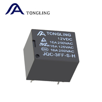 Relais de démarrage électronique miniature TENGFEI JQC-3FF T73 DC certifié CQC, bobine 400, 12V, un point de contact, 10A, PCB