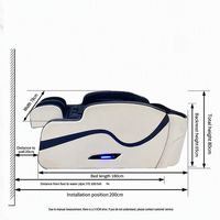Fauteuil de lavage de cheveux électrique entièrement automatique avec massage et vapeur pour spa capillaire et salon de beauté