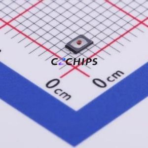 T1B2QR Tactile Switch SMD,1.6x2.6mm Switch Single Pole Single Throw Round Button 1.6N Vertical Mount - Product Image 1