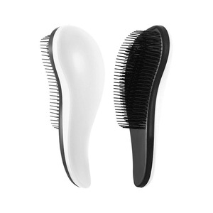 <span class=keywords><strong>Peigne</strong></span> à cheveux en plastique ABS de haute qualité, rose clair, petit et grand, pour femmes, avec logo, brosse à cheveux pour salon - Product Image 3