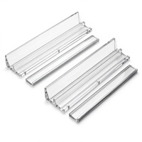 Support magnétique rectangulaire transparent en acrylique peint pour tuiles de Mahjong, présentoir personnalisé OEM, directement de l'usine