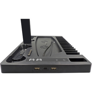 PS5 Console Stand With Fan Cooling <b>Controller</b> Charging Dock And Headphone <b>Holder</b> For PS5 Game Console Accessories - Product Image 5