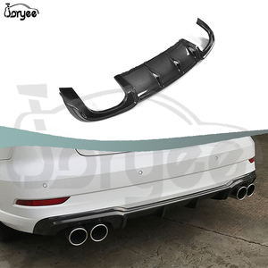 Difusor de parachoques trasero de fibra de carbono S3, Kit de carrocería de escape, piezas de coche para <span class=keywords><strong>Audi</strong></span> S3 <span class=keywords><strong>A3</strong></span> 8V Sedan 2014 2015 2016 2017 2018, accesorio de afinación - Product Image 1