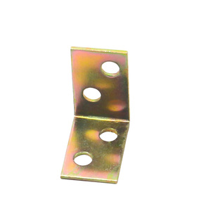 Thickened <b>Corner</b> Brace 90 Degree L Shape Zinc Plated Carbon Steel For <b>Cabinet</b> Shelf Connector - Product Image 4
