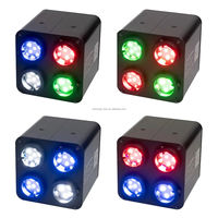 Kit de plafond étoilé à fibres optiques LED RGBW 4 ports 36W pour voiture/maison, projection scintillante, IP44, télécommande, Plug&Play